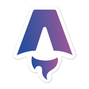 Astro Icon Gradient Sticker