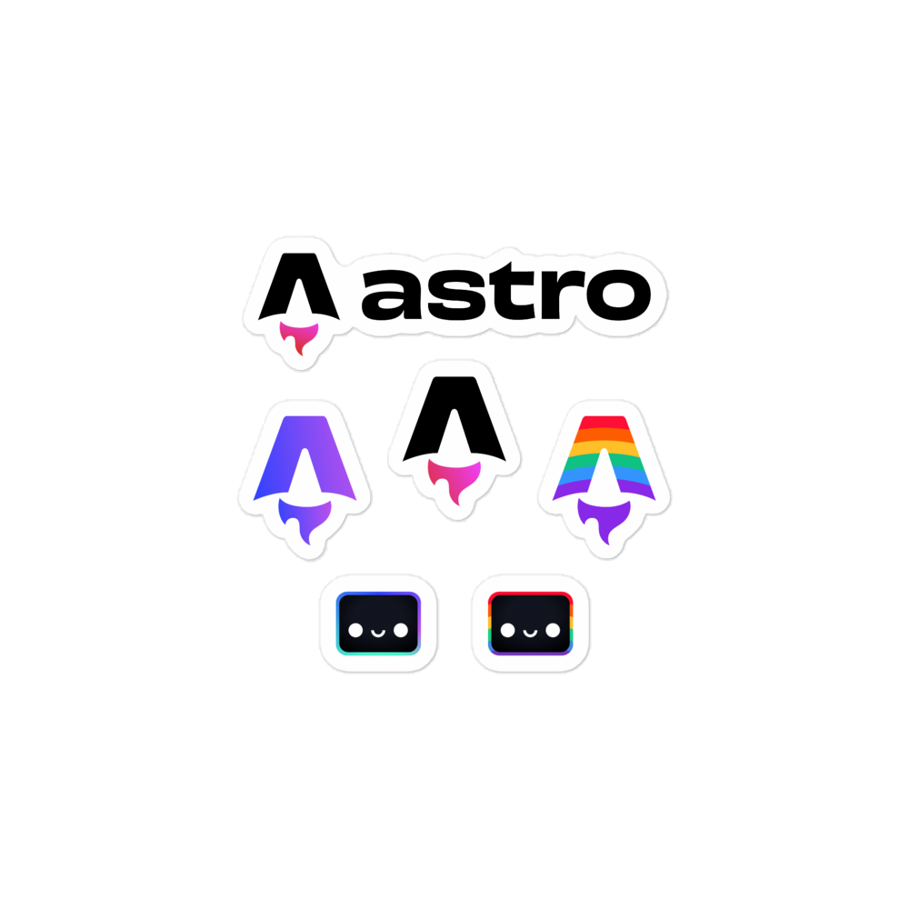 Astro Essentials Sticker Pack | Astro Shop